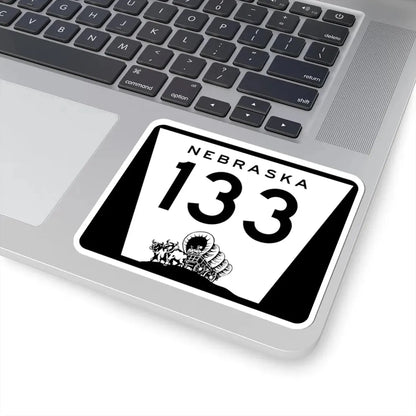 N-133 (Nebraska) (Road Sign) STICKER Vinyl Kiss-Cut Decal - The Sticker Space