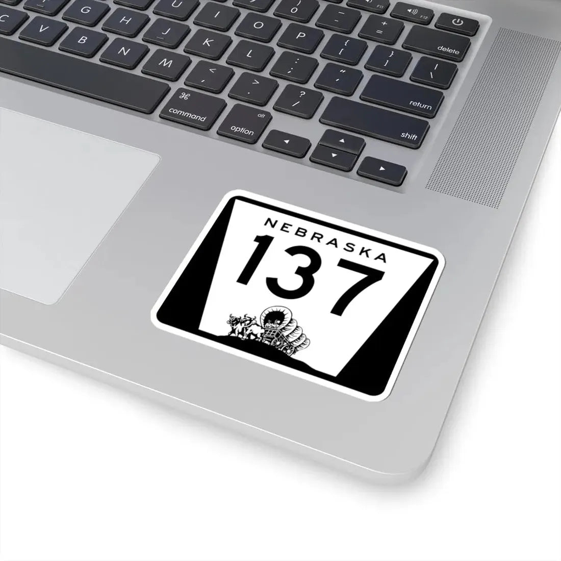 N-137 (Nebraska) (Road Sign) STICKER Vinyl Kiss-Cut Decal - The Sticker Space