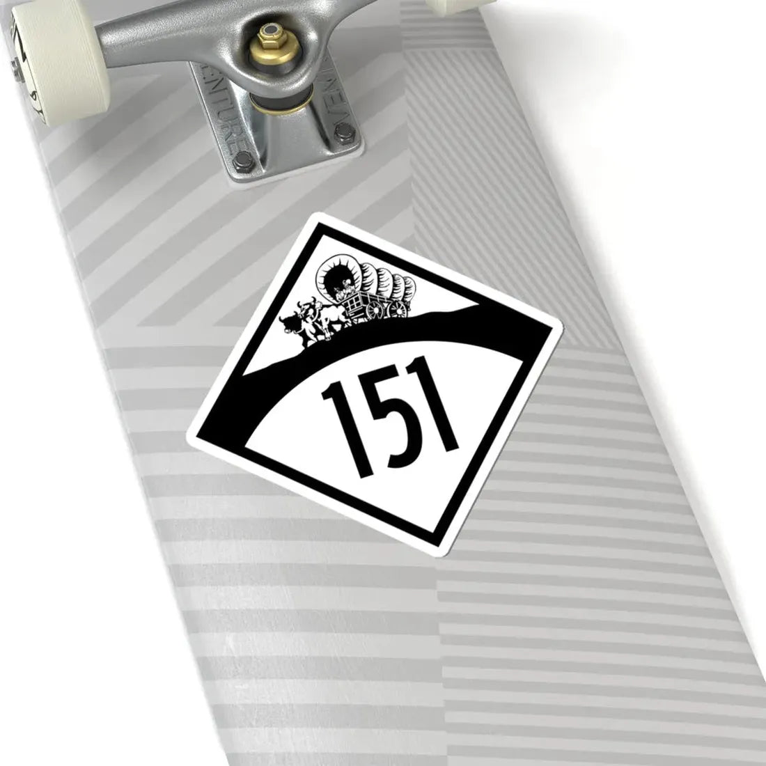 N-151 1950 (Nebraska) (Road Sign) STICKER Vinyl Kiss-Cut Decal - The Sticker Space