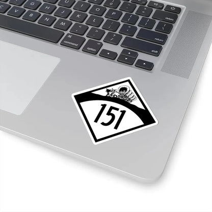 N-151 1950 (Nebraska) (Road Sign) STICKER Vinyl Kiss-Cut Decal - The Sticker Space