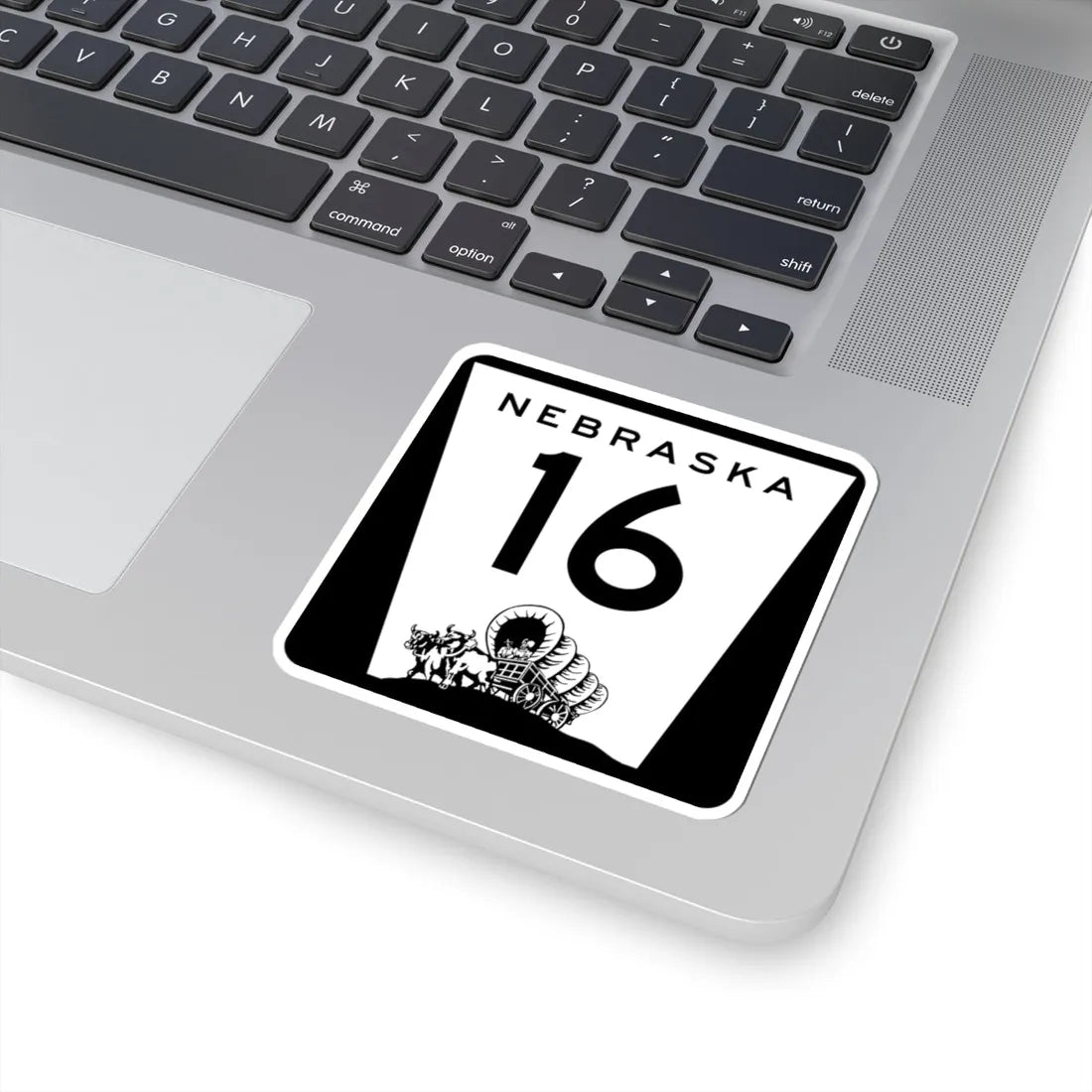 N-16 (Nebraska) (Road Sign) STICKER Vinyl Kiss-Cut Decal - The Sticker Space