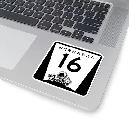 N-16 (Nebraska) (Road Sign) STICKER Vinyl Kiss-Cut Decal - The Sticker Space