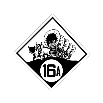 N-16A 1926 (Nebraska) (Road Sign) STICKER Vinyl Kiss-Cut Decal 6 Inch White - The Sticker Space