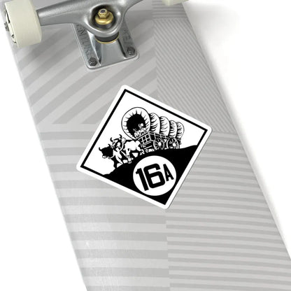 N-16A 1926 (Nebraska) (Road Sign) STICKER Vinyl Kiss-Cut Decal - The Sticker Space