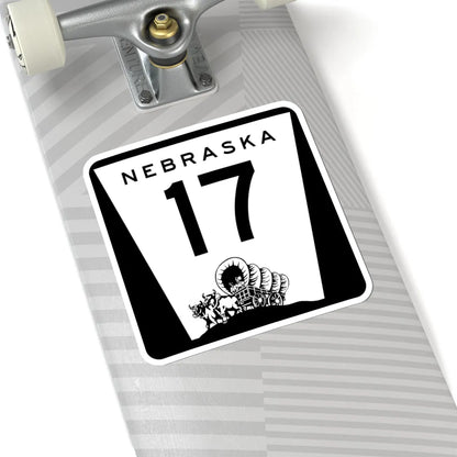 N-17 (Nebraska) (Road Sign) STICKER Vinyl Kiss-Cut Decal - The Sticker Space