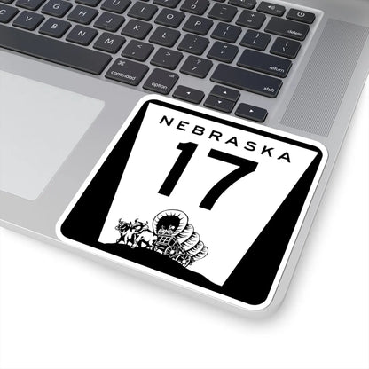 N-17 (Nebraska) (Road Sign) STICKER Vinyl Kiss-Cut Decal - The Sticker Space