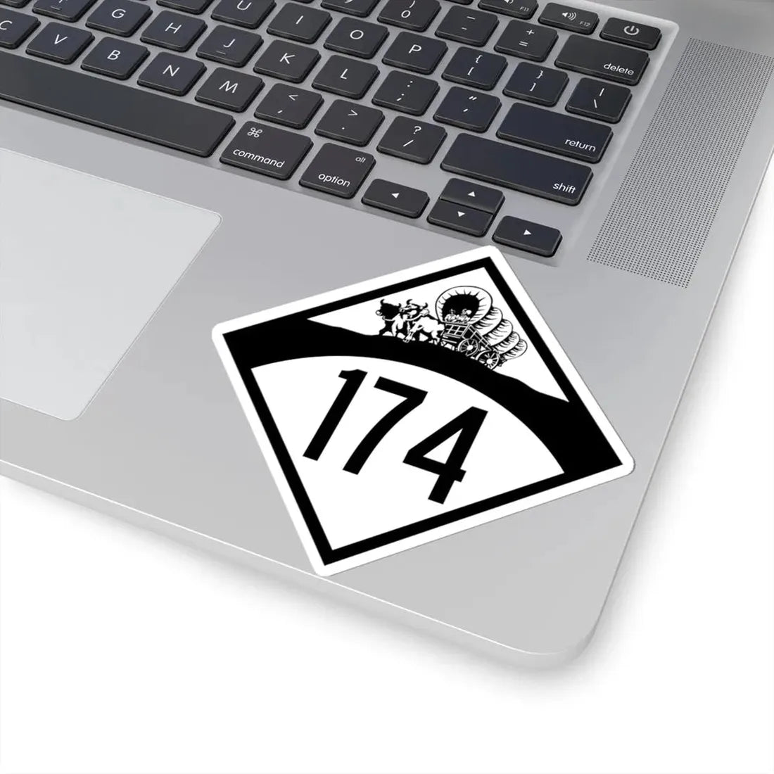 N-174 1950 (Nebraska) (Road Sign) STICKER Vinyl Kiss-Cut Decal - The Sticker Space