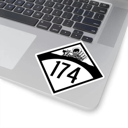 N-174 1950 (Nebraska) (Road Sign) STICKER Vinyl Kiss-Cut Decal - The Sticker Space