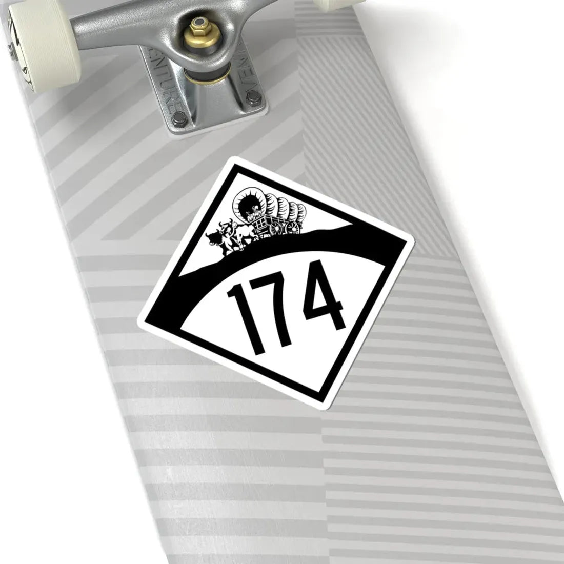 N-174 1950 (Nebraska) (Road Sign) STICKER Vinyl Kiss-Cut Decal - The Sticker Space