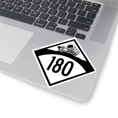 N-180 1950 (Nebraska) (Road Sign) STICKER Vinyl Kiss-Cut Decal - The Sticker Space