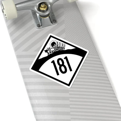 N-181 1950 (Nebraska) (Road Sign) STICKER Vinyl Kiss-Cut Decal - The Sticker Space