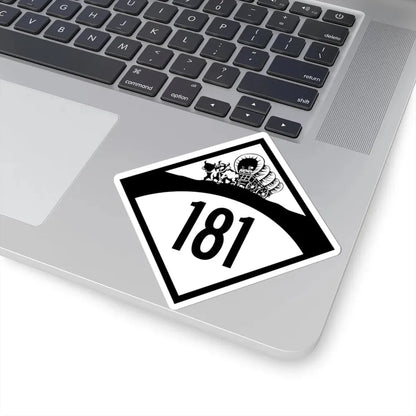 N-181 1950 (Nebraska) (Road Sign) STICKER Vinyl Kiss-Cut Decal - The Sticker Space