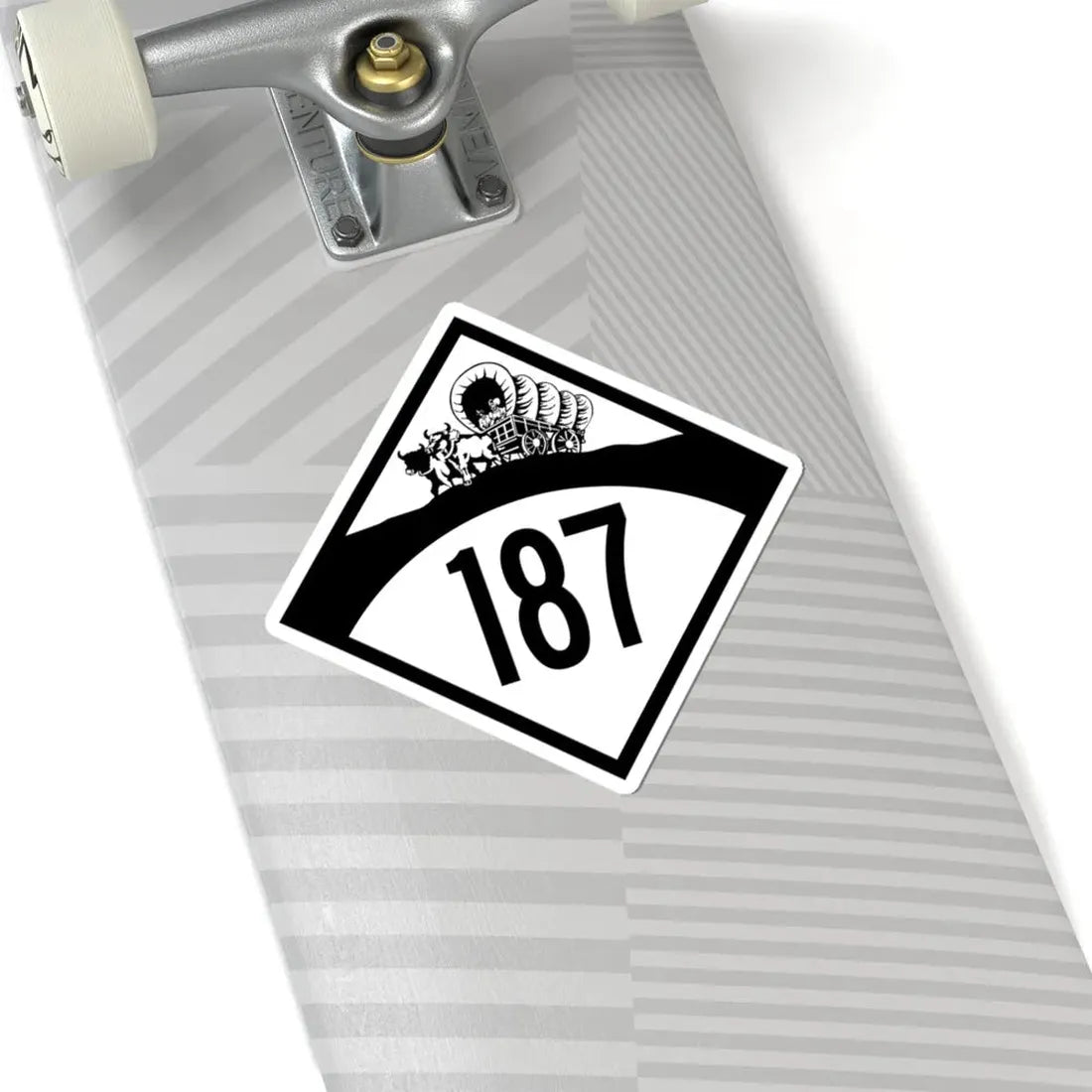 N-187 1950 (Nebraska) (Road Sign) STICKER Vinyl Kiss-Cut Decal - The Sticker Space