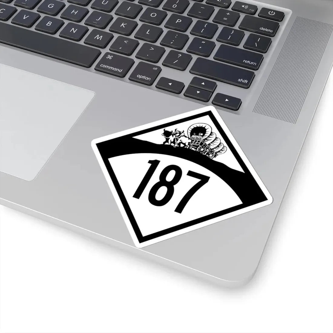 N-187 1950 (Nebraska) (Road Sign) STICKER Vinyl Kiss-Cut Decal - The Sticker Space