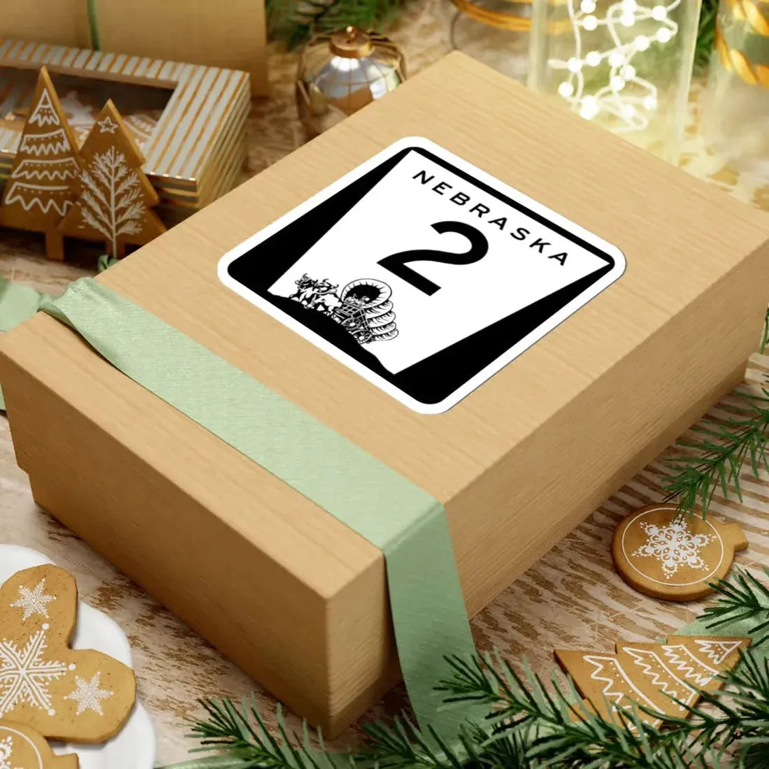 N-2 (Nebraska) (Road Sign) STICKER Vinyl Kiss-Cut Decal - The Sticker Space