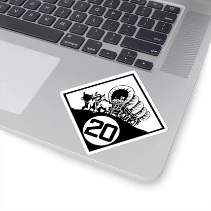 N-20 1926 (Nebraska) (Road Sign) STICKER Vinyl Kiss-Cut Decal - The Sticker Space