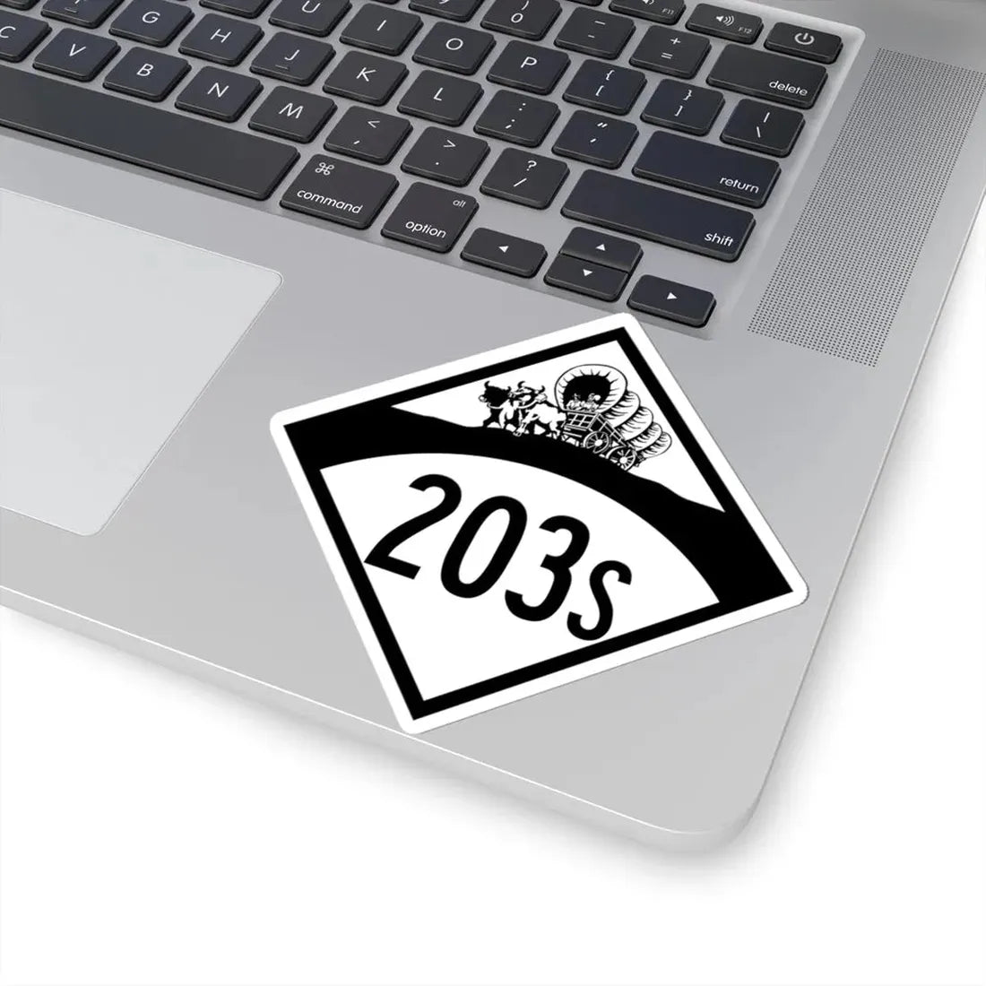 N-203S 1950 (Nebraska) (Road Sign) STICKER Vinyl Kiss-Cut Decal - The Sticker Space