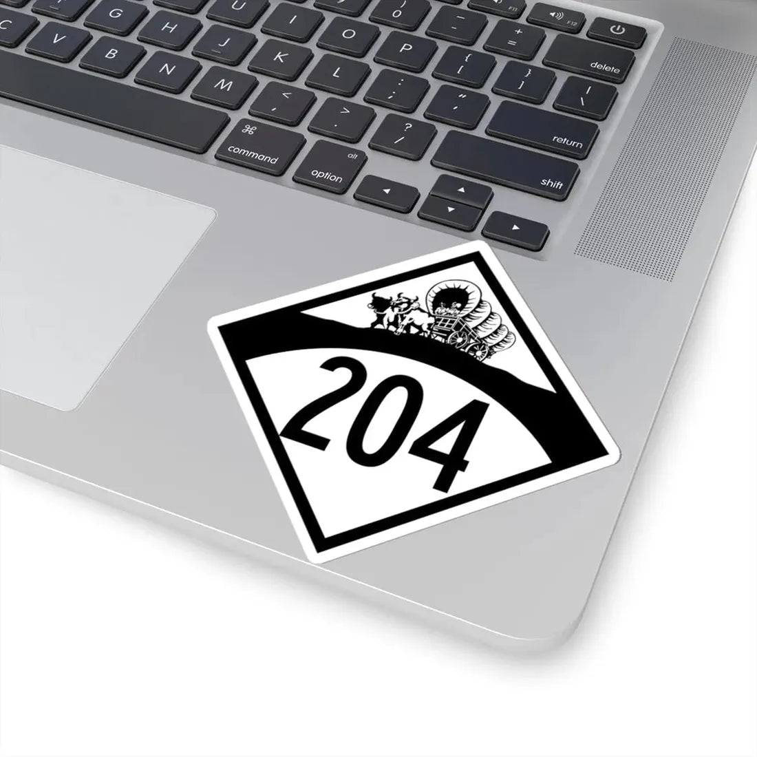 N-204 1950 (Nebraska) (Road Sign) STICKER Vinyl Kiss-Cut Decal - The Sticker Space