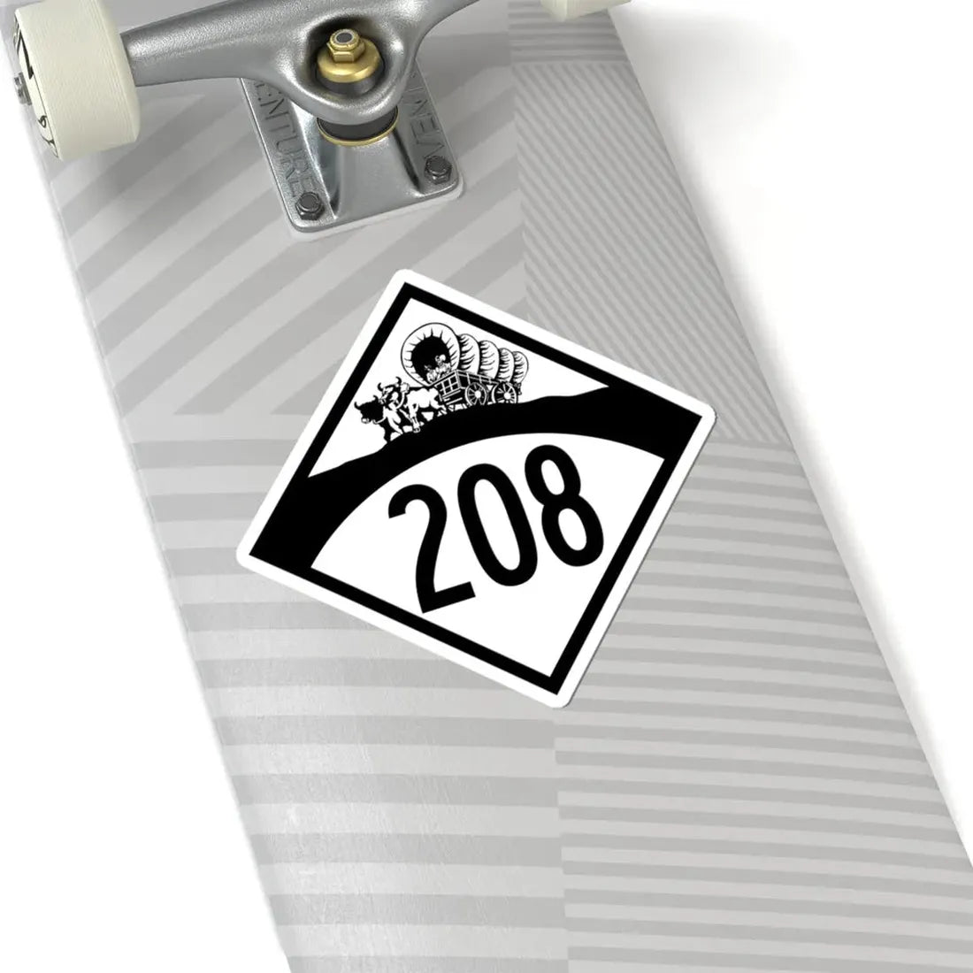 N-208 1950 (Nebraska) (Road Sign) STICKER Vinyl Kiss-Cut Decal - The Sticker Space