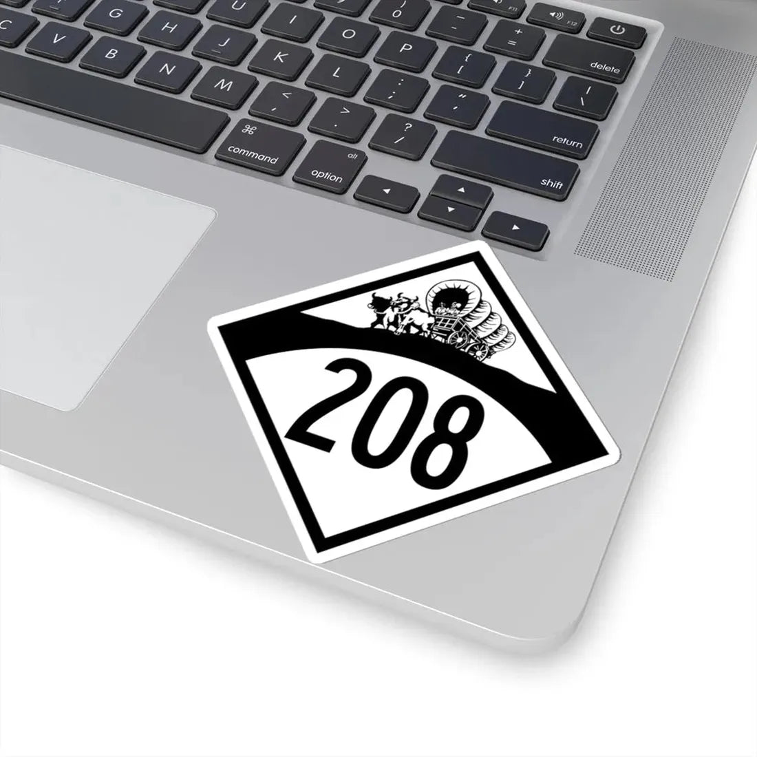 N-208 1950 (Nebraska) (Road Sign) STICKER Vinyl Kiss-Cut Decal - The Sticker Space