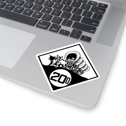 N-20D 1926 (Nebraska) (Road Sign) STICKER Vinyl Kiss-Cut Decal - The Sticker Space