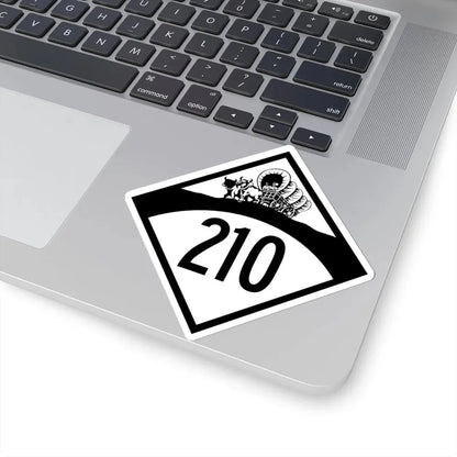 N-210 1950 (Nebraska) (Road Sign) STICKER Vinyl Kiss-Cut Decal - The Sticker Space