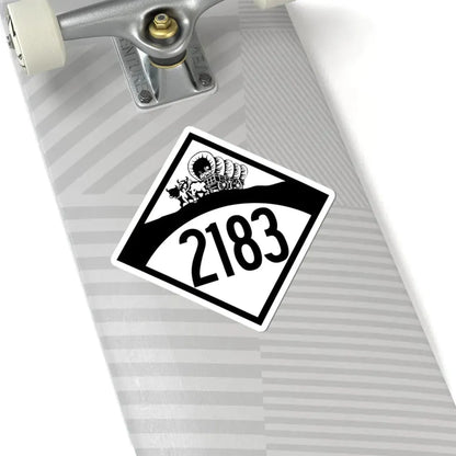 N-2183 1950 (Nebraska) (Road Sign) STICKER Vinyl Kiss-Cut Decal - The Sticker Space