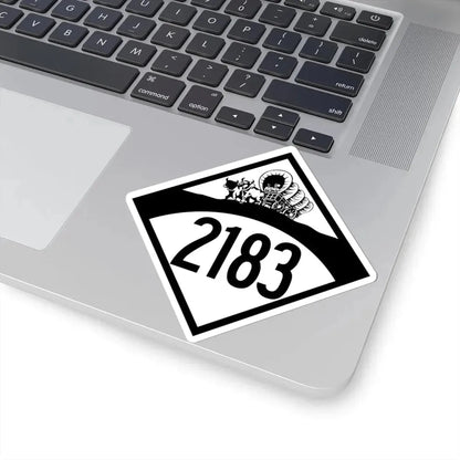 N-2183 1950 (Nebraska) (Road Sign) STICKER Vinyl Kiss-Cut Decal - The Sticker Space