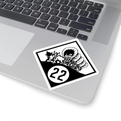 N-22 1926 (Nebraska) (Road Sign) STICKER Vinyl Kiss-Cut Decal - The Sticker Space