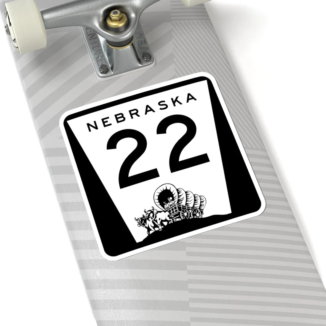 N-22 (Nebraska) (Road Sign) STICKER Vinyl Kiss-Cut Decal - The Sticker Space