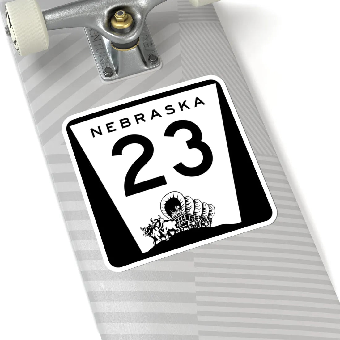 N-23 (Nebraska) (Road Sign) STICKER Vinyl Kiss-Cut Decal - The Sticker Space
