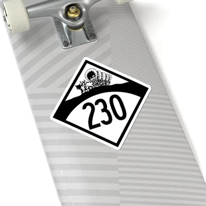 N-230 1950 (Nebraska) (Road Sign) STICKER Vinyl Kiss-Cut Decal - The Sticker Space