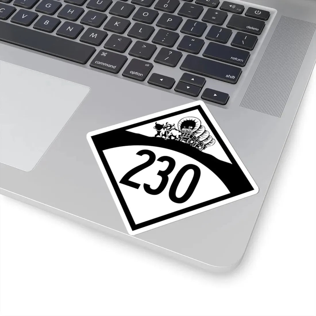 N-230 1950 (Nebraska) (Road Sign) STICKER Vinyl Kiss-Cut Decal - The Sticker Space