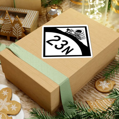 N-23N 1950 (Nebraska) (Road Sign) STICKER Vinyl Kiss-Cut Decal - The Sticker Space