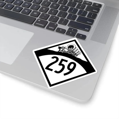 N-259 1950 (Nebraska) (Road Sign) STICKER Vinyl Kiss-Cut Decal - The Sticker Space