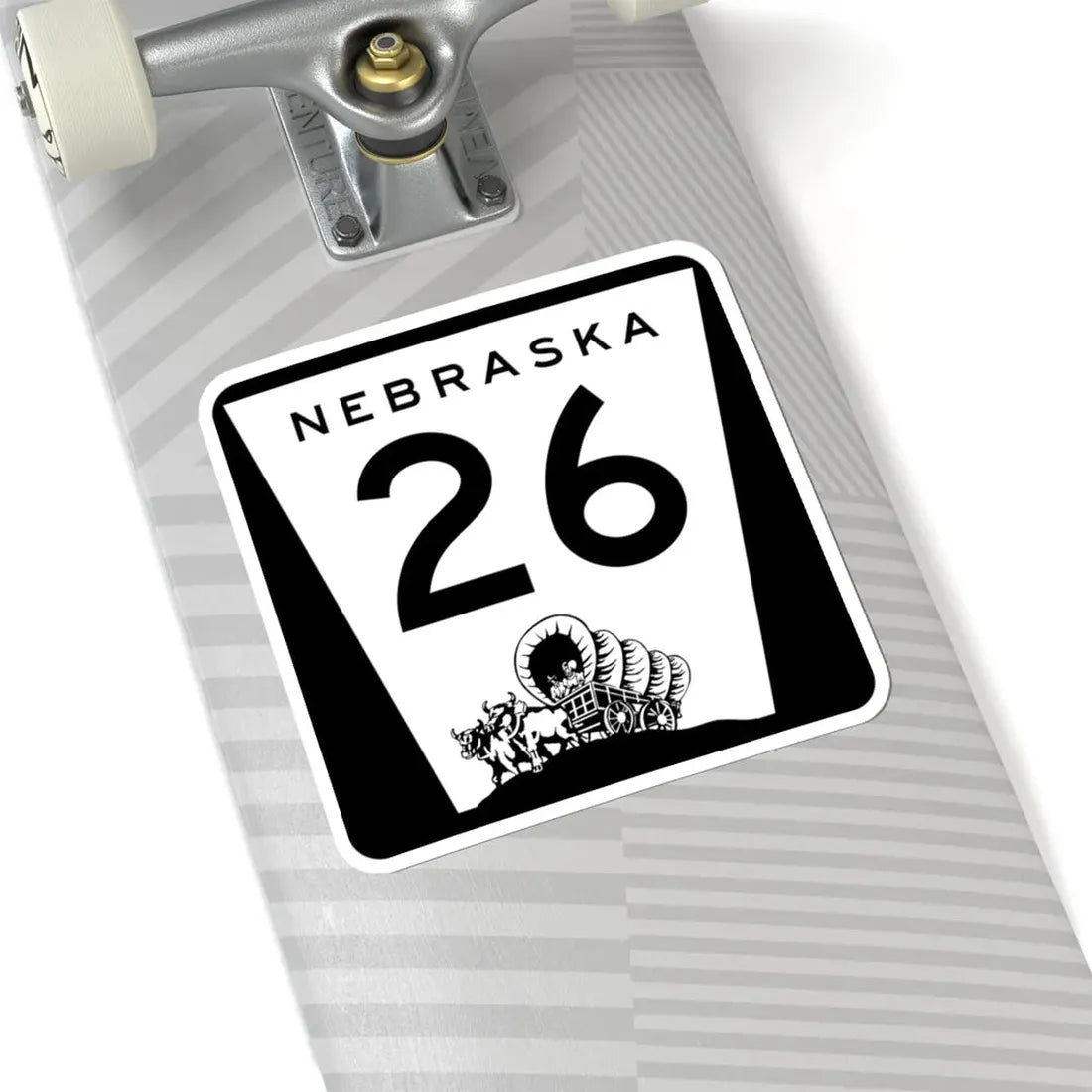N-26 (Nebraska) (Road Sign) STICKER Vinyl Kiss-Cut Decal - The Sticker Space