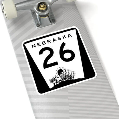 N-26 (Nebraska) (Road Sign) STICKER Vinyl Kiss-Cut Decal - The Sticker Space