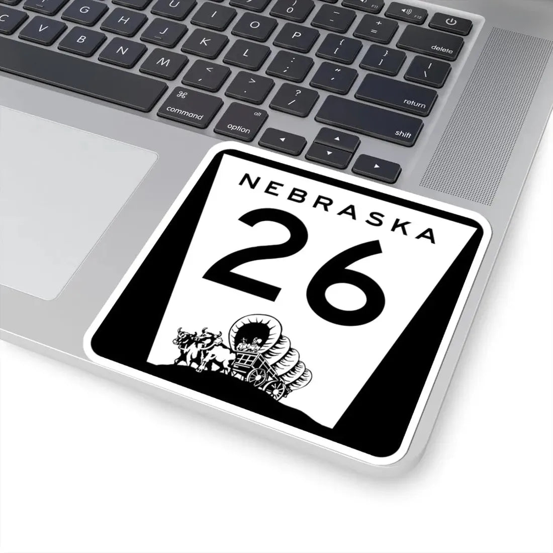 N-26 (Nebraska) (Road Sign) STICKER Vinyl Kiss-Cut Decal - The Sticker Space