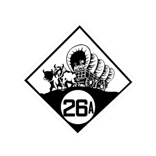 N-26A 1926 (Nebraska) (Road Sign) STICKER Vinyl Kiss-Cut Decal 2 Inch White - The Sticker Space