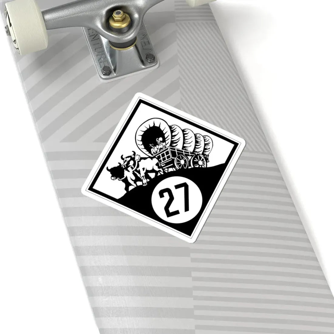 N-27 1926 (Nebraska) (Road Sign) STICKER Vinyl Kiss-Cut Decal - The Sticker Space