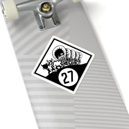 N-27 1926 (Nebraska) (Road Sign) STICKER Vinyl Kiss-Cut Decal - The Sticker Space