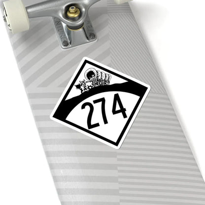 N-274 1950 (Nebraska) (Road Sign) STICKER Vinyl Kiss-Cut Decal - The Sticker Space