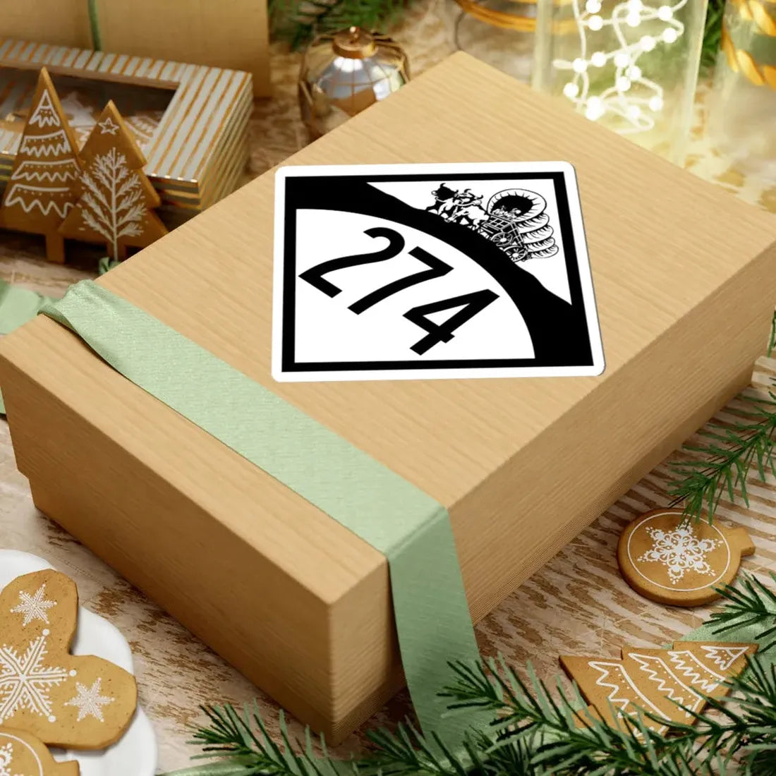 N-274 1950 (Nebraska) (Road Sign) STICKER Vinyl Kiss-Cut Decal - The Sticker Space