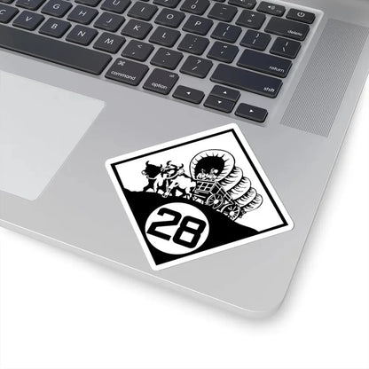 N-28 1926 (Nebraska) (Road Sign) STICKER Vinyl Kiss-Cut Decal - The Sticker Space