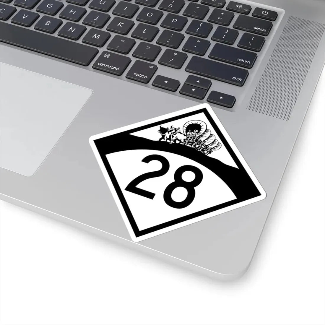 N-28 1950 (Nebraska) (Road Sign) STICKER Vinyl Kiss-Cut Decal - The Sticker Space