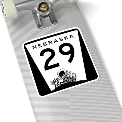 N-29 (Nebraska) (Road Sign) STICKER Vinyl Kiss-Cut Decal - The Sticker Space