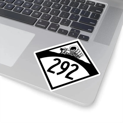 N-292 1950 (Nebraska) (Road Sign) STICKER Vinyl Kiss-Cut Decal - The Sticker Space
