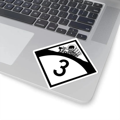 N-3 1950 (Nebraska) (Road Sign) STICKER Vinyl Kiss-Cut Decal - The Sticker Space