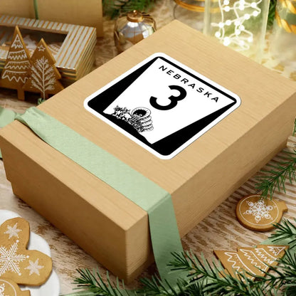 N-3 (Nebraska) (Road Sign) STICKER Vinyl Kiss-Cut Decal - The Sticker Space