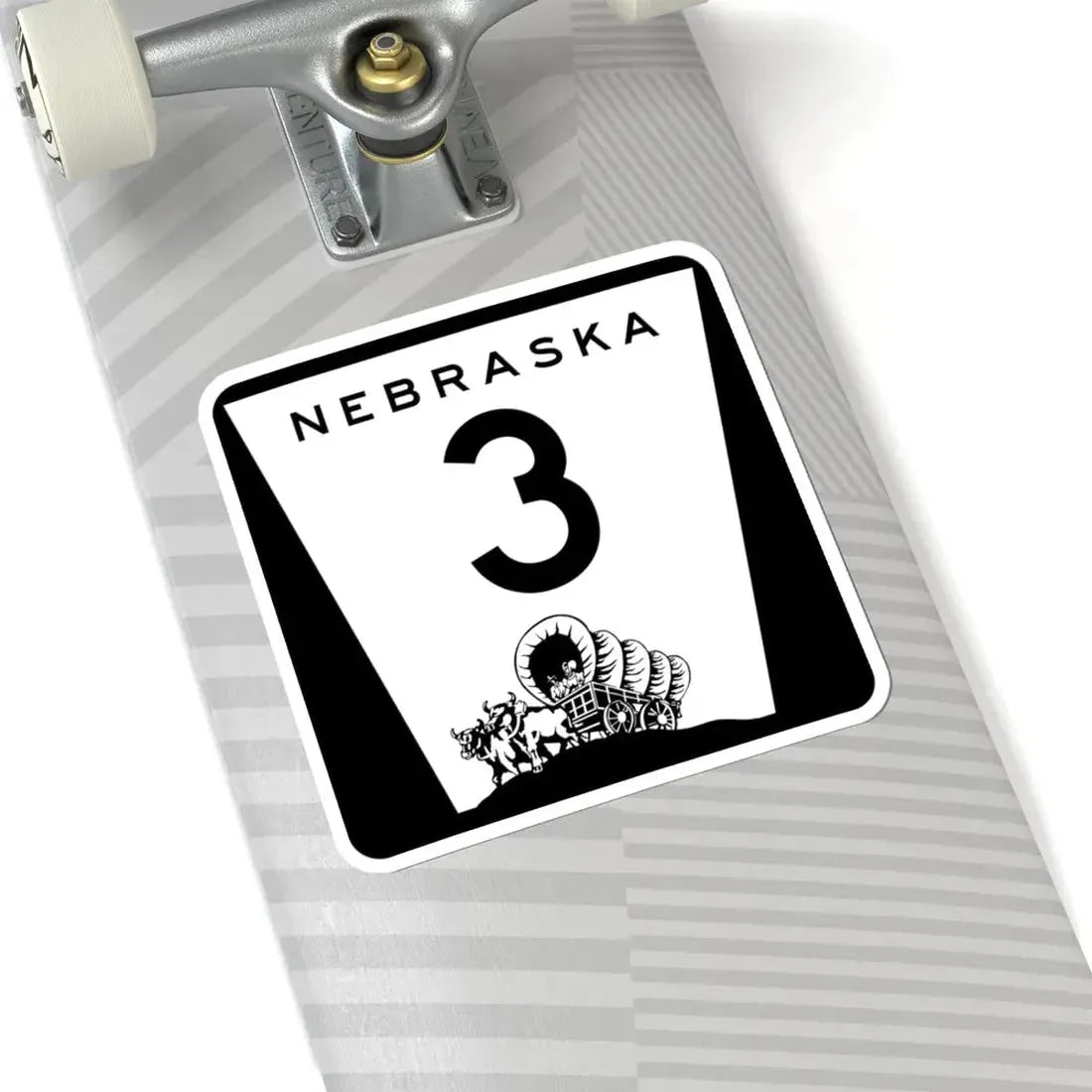 N-3 (Nebraska) (Road Sign) STICKER Vinyl Kiss-Cut Decal - The Sticker Space